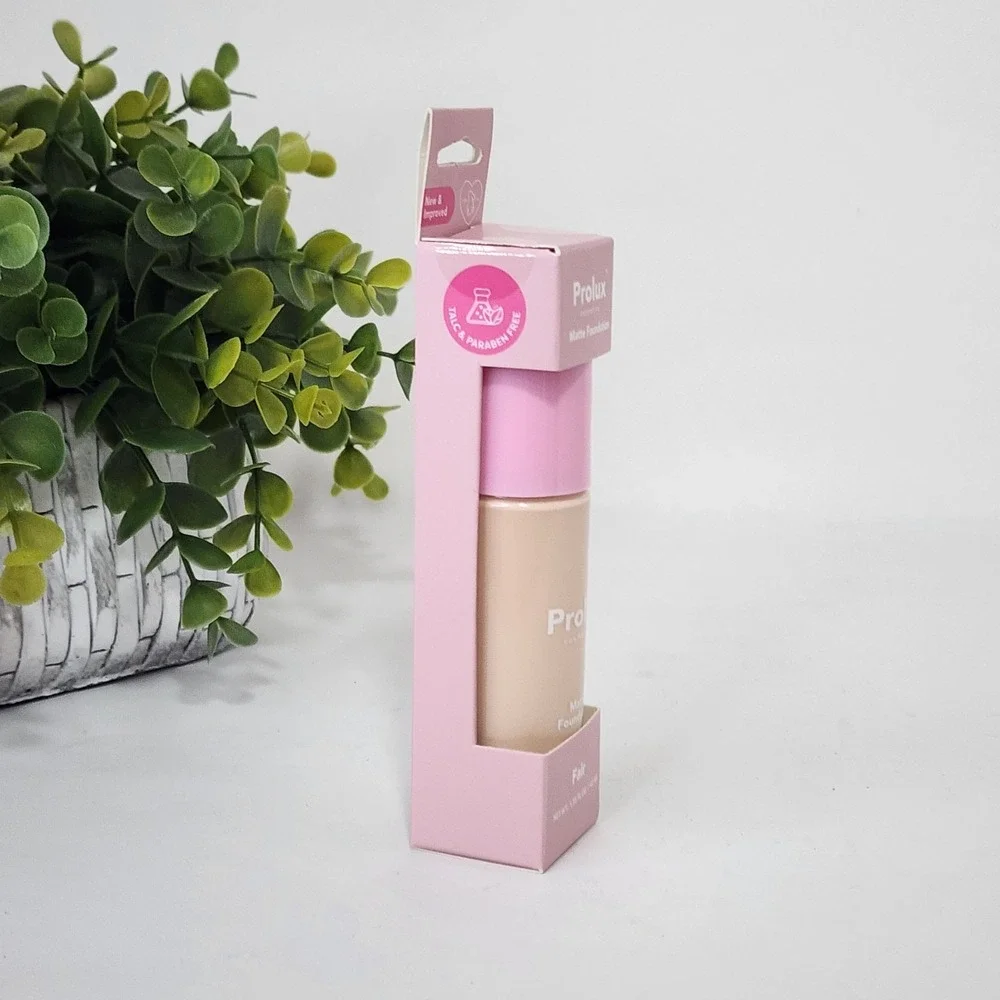 Prolux Cosmetics Matte Foundation Fair Shade - 1.35 fl oz / 40 mL - New